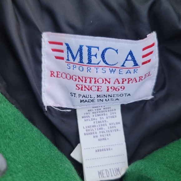 Meca Sportswear Jackets & Coats Vtg Meca Sportswear Letterman